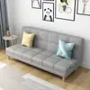 Sofá Cama de Tela Plegable Multifuncional Simple de Doble Propósito para Apartamento Pequeño Sofá de Tela Tecnológica Precio Especial Sala de Estar Removible y Lavable