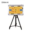 Pizarra táctica de baloncesto magnética, pizarra de enseñanza de aleación de aluminio, pizarra de enseñanza de voleibol y fútbol con pizarra blanca, bolígrafo, soporte para piezas de ajedrez