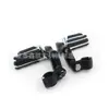 Adecuado para modificación de cruiser Harley, estriberas antideslizantes, accesorios universales para defensas de choque para motos cruiser, juego de dos