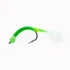 Garceta Blanca Mosca WY307 Nuevo Anzuelo de Piel de Pez Fluorescente Anzuelo para Pez Amarillo Señuelo para Pesca en el Mar Anzuelo Mosca Artificial Señuelo Mosca