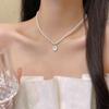 Colar de Pérolas Barrocas Feminino Estilo Frio Versátil ins Design de Nicho Joia Corrente para Clavícula de Luxo Leve Moda Verão