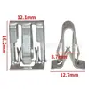 Clip Sujetador Metálico Hebilla de Hierro Clip Soporte de Audio para Estribo de Puerta de Coche Clip Sujetador Metálico Hebilla de Hierro Clip Soporte de Audio para Panel Lateral del Tablero