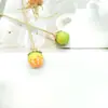Pin de pelo de fruta naranja de moda personalizado para mujer, pin de updo lindo de moda, accesorios para el cabello versátiles de alta calidad, para peinados diarios
