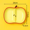Prato Formato Fruta Estilo Ins Criativo Fofo Cerâmica Prato com Divisórias Lanche Prato de Lanche Doméstico Bolinho Fruta Prato