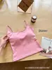 Camisole de Algodão RC Hot Girl Sexy Emagrecedor Versátil Costas Bonitas Alça Fina Cruzada Costas Nuas