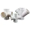 Tubo de PVC de quatro vias plano, quatro vias oblíquo, quatro vias de drenagem, três vias, quatro vias, diâmetro 50 75 110 160 200