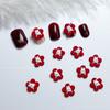 Acessórios de unha Ano Novo Estilo Chinês laço vermelho decorações de unha nó chinês liga acessórios de unha atacado