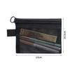 Bolsa de viagem portátil multifuncional para lavagem, bolsa transparente de malha para armazenamento de artigos de papelaria, bolsa de cosméticos de mão, estojo de lápis de grande capacidade
