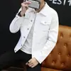 Jaqueta Jeans Masculina Tendência Caimento Solto 2021 Juventude Caimento Justo Jaqueta Jeans Outono Casual Jaqueta de Trabalho
