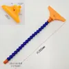 Bico soprador de plástico ABS de aço inoxidável alargado 110mm 48 furos bico soprador de ar de tubo universal junta de bambu de metal