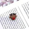Accesorios de resina funda de teléfono navideña parche campana de santa DIY accesorios para el cabello de niños accesorios para pinzas de pelo al por mayor