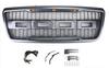 Grade Frontal de Picape Cross-Border Adequada para Ford F150 04-08 Grade Central Luz LED Grade Frontal Grade Central Ford F150