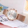 Venta Directa de Fábrica Megir Multifuncional Nuevo Reloj Moda Resistente al Agua Cronógrafo Reloj para Mujer Reloj de Cuarzo 2011m