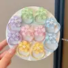 Diademas de Colores para Mujer, Estilo Coreano Negro, Bandas de Goma Desechables Engrosadas, Accesorios para el Cabello, Anillos para el Cabello que No Dañan el Cabello