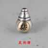 Rey del Ciervo Dorado Plata S925 Retro Cruz Vajra Mazo Guardián del Zodíaco Tres Eslabones Joyería de Plata diy Accesorios de Joyería para Pulsera