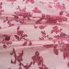 ZD003 Peônia de Galho Dobrável Seda Zhang Cetim Fivela Tecido de Casaco Jacquard Chinês Novo Tecido de Cetim