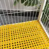 Almofada de Pata para Pet PVC Respirável Almofada de Pata Anti-vazamento de Urina Almofada de Pata para Cercadinho de Cachorro Tapete Antiderrapante para Gaiola de Cachorro Gato Tapete para Pet