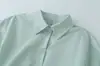 Al por mayor 2026 Verano Nuevo Estilo Europeo y Americano Vestido Tipo Camisa de Manga Larga con Cuello para Mujer 7036