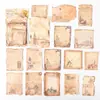 Paquete de Materiales para Notas Adhesivas Momo Serie Estilo Retro Creativo Bricolaje Material Básico para Diario Papel para Mensajes 4 Tipos