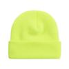 Gorro Simple Multicolor con Puño, Moderno y Cálido Gorro de Punto Otoño/Invierno con Logo Bordado, Gorro Básico de Lana Cálida de Color Sólido