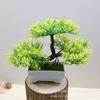 Planta de Simulación Flor Falsa Planta en Maceta Decoración de Escritorio para el Hogar Planta en Maceta Decoraciones para Pasillo Sala de Estar Planta en Maceta Pino de Bienvenida Árbol Pequeño
