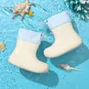 Botas de Lluvia Jelly Baby, Botas de Lluvia Antideslizantes para Niños, Zapatos Impermeables Lindos para Niños y Niñas para el Jardín de Infancia, Zapatos de Goma para Niños