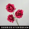 Flores artificiales rojas decoración de escena de boda ramo de flores falsas rosas hortensias flores de boda flores artificiales venta al por mayor