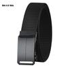 [melhora de conforto] cinto tático de nylon de alta elasticidade com fivela automática masculina, cinto de lona casual para jovens e meia-idade