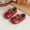 Zapatos para Bebé Niña Estilo Coreano, Dulces Zapatos de Princesa para Niños Estilo Pequeño Chanel, Zapatos de Cuero Versátiles de Suela Suave para Primavera con Lazo