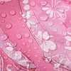 Bolsa de papel tipo tote sin cintura con patrón de lazo de pedrería en forma de corazón, estilo juvenil, adecuada para compras de cosméticos y empaque de regalos