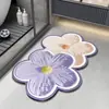 Alfombrilla de Barro Diatómico para Suelo de Baño en Casa, Absorbente, Secado Rápido, Alfombrilla Antideslizante para Inodoro, Baño y Aseo