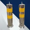 Columna de aislamiento separada, columna de retención de coche, columna de advertencia reflectante, columna de aislamiento de acero inoxidable, poste de aislamiento de tráfico de Hebei al por mayor