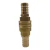 Válvula de retención de boca de pagoda Insertar Manguera de goma Válvula unidireccional Doble cabeza Boca de cobre con resorte Funda de válvula de flujo inverso Manguera de goma de alambre de acero Válvula de tubería de agua