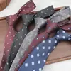 Gravata para Homens, Formal de Negócios com Listras e Bolinhas 8cm, Cor Vinho Café, Acessório para Camisa Social