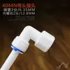 Conector de engate rápido para purificador de água 4044N atacado 2 dentes internos para 2 em carga cotovelo de engate rápido POM de grau alimentício