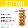 Padrão Japonês Resistente a Altas Temperaturas Mola de Molde Mola de Compressão Doméstica 65Mntf Fio Plano Compressão Retangular Alta Elasticidade Alta Resiliência