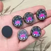 Nuevo Madera de Ébano y Melocotón Pintada Marca Hazte Rico Hamburguesa DIY Dibujos Animados Juguete Accesorios Pulsera Collar Joyería Accesorios
