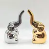 Cerámica Transfronteriza Nórdica Creativa Cerámica Elefante Conejo Anillo Collar Joyero Animal Ventana Pequeños Adornos