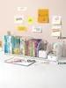 Estante de livros simples prateleira de mesa infantil combinação de prateleiras de livros para mesa de estudante simples moderna uso dormitório pequena estante de livros