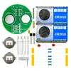 WuLiu LED Giratorio Electrónico de Escritorio Kit DIY Luces de Colores Intermitentes Placa de Circuito Práctica de Soldadura Diversión al Fabricar
