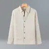 2026 Venta Caliente Primavera y Otoño Nuevo Estilo Camisa para Hombre Cuello Retro Manga Larga Casual Moda Holgada Camisa Ropa para Hombre