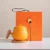 Taza de Cerámica Separación Té-Agua Taza Xinxinxiang Naranja Hotel B&B Empresa Regalo de Negocio Venta al por Mayor Logo Personalizado