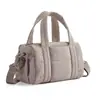 Bolsa tote de plumas nova para mulher em estoque com alça de mão, bolsa de ombro acolchoada de nylon impermeável leve feita à mão