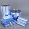 Fabricantes Recomendados Venta al por Mayor Película Termoencogible de PVC Rollo de Película Transparente Película Termoencogible Bolsas Plegadas con Forma Especial Etiquetas de Colores