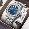 Relógio Mecânico Falso Nautilus Quadrado Transfronteiriço Masculino Masculino Impermeável Luminoso Calendário Relógio de Quartzo Tendência Douyin Dropshipping