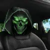 Capa de apoio de cabeça de carro para comércio exterior transfronteiriço, fronha de travesseiro de carro de terror e engraçada, à prova de poeira, altamente respirável, capa de fronha de travesseiro de pescoço de carro personalizada