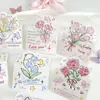 Tarjeta de Felicitación, Ramo de Flores Estéreo, Tarjeta de Felicitación, Tarjeta de Mensaje, Tarjeta de Bendición, Tarjeta Decorativa para Regalo de Vacaciones del Día de San Valentín