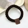 Simples Face Sorridente Elástico de Cabelo de Alta Elasticidade Ursinho de Desenho Animado Elástico de Cabelo para Rabo de Cavalo Elástico de Cabelo Infantil Corda de Cabelo para Coque