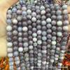 Ventas Directas de Fábrica Piedra Corazón Morado Cuentas Sueltas Mica Morada Cuentas Redondas Cuentas de Litio Moradas Accesorios para Joyería DIY Productos Semi-Terminados Venta al por Mayor