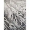 Textura de onda Jinmian hueco transparente amigable con la piel textura de encaje tela blanca suave falda ropa diseñador de telas